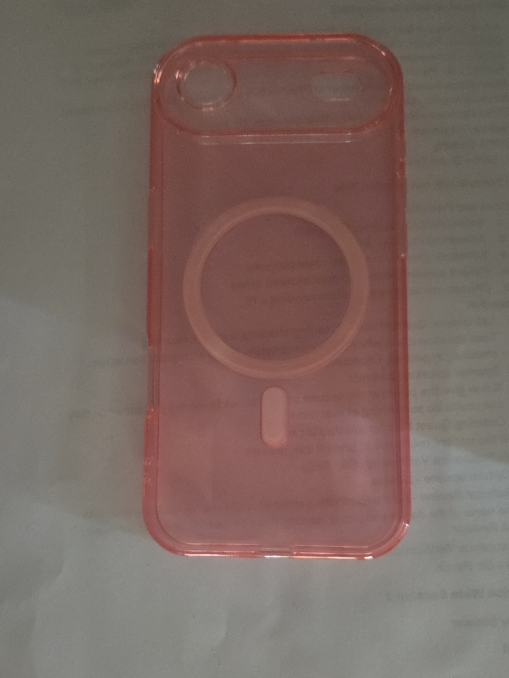 Pink Clear MagSafe-Compatible Phone Case Iphone 17 Air